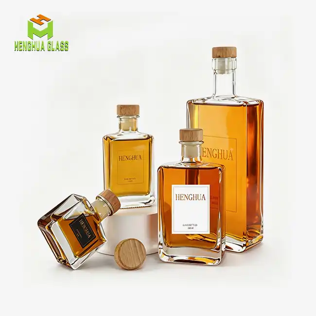 Flat Shape Liquor Rum Spirit